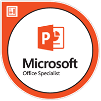 MOS PowerPoint Badge